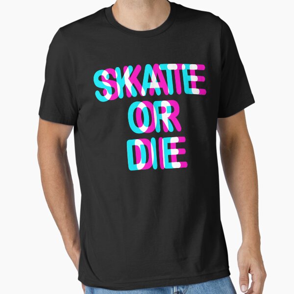 Item preview, SKATE OR DIE - TRIPPY 3D SKATING designed and sold by ShirtWreck.