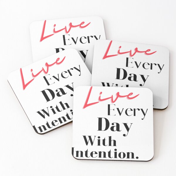 Item preview, Live Every Day With Intention. designed and sold by ArtShotss.