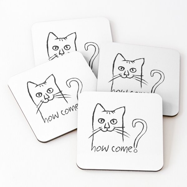 Item preview, How come? Surprised cat. designed and sold by kazimido.
