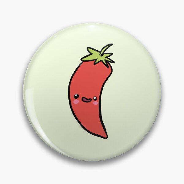 Item preview, Cute red hot pepper illustration  designed and sold by Yarafantasyart.