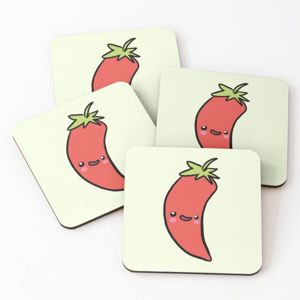 Item preview, Cute red hot pepper illustration  designed and sold by Yarafantasyart.