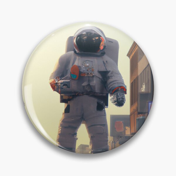 Item preview, Astronaut in the city designed and sold by HouseofMusters.