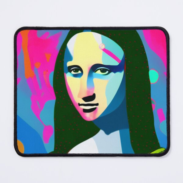 Item preview, Simplicity in Blue and Pink: The Mona Lisa Reimagined designed and sold by Beto Santos.