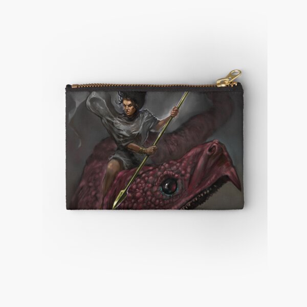 Item preview, Mighty Thews Sword fighting dragon, monsters magic RPG roleplaying fantasy Larping Larp Larpers.  best selling, top selling redbubble art designed and sold by scottneil.