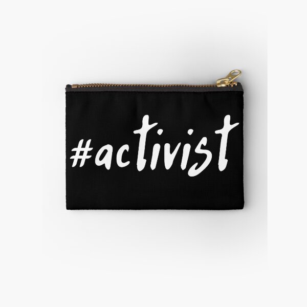 Item preview, Activist Word Typography Black and White Hashtag Quote designed and sold by SoccaTamam.