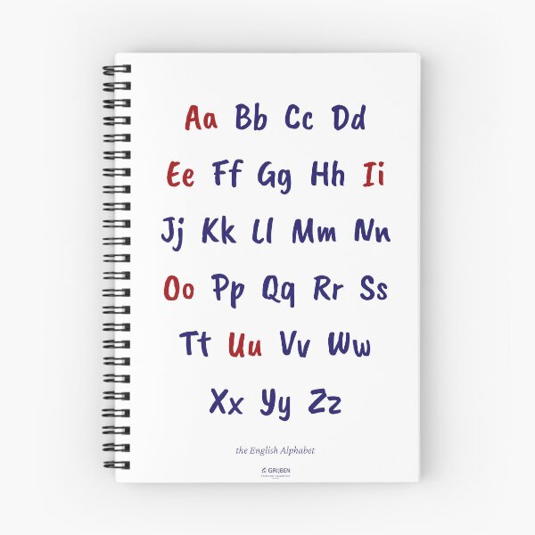 Item preview, English alphabet A to Z designed and sold by Grijben.