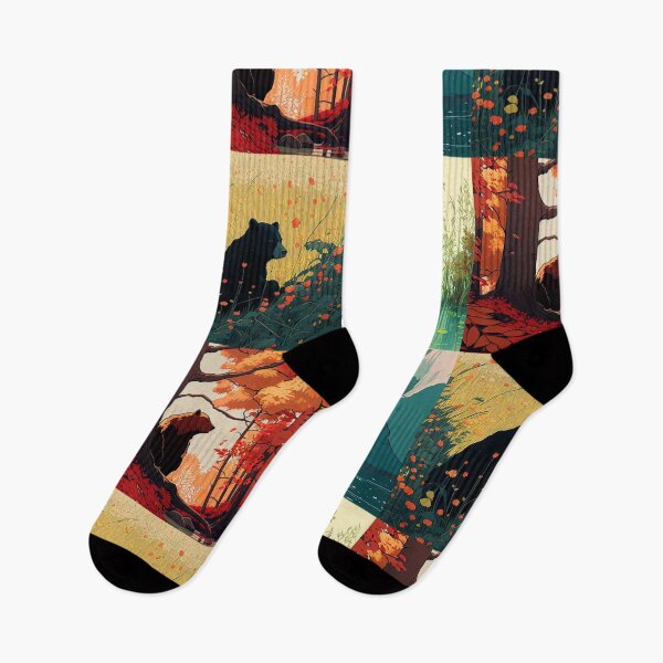 Item preview, Bears in four seasons designed and sold by LonelyKraken.