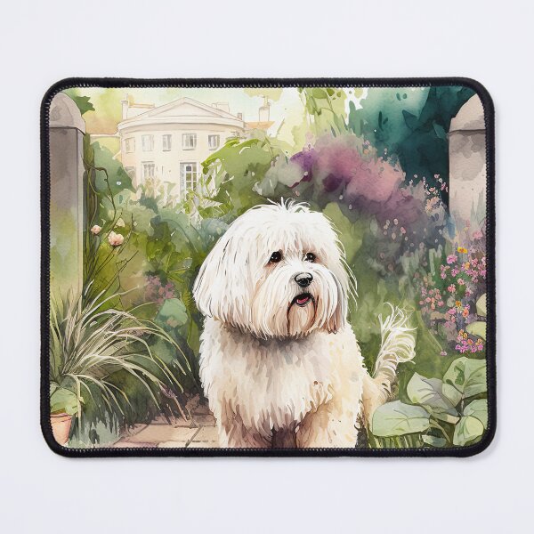 Item preview, Coton de Tulear Dog Owner Gift - Watercolor Illustration designed and sold by Shmueli Bell.