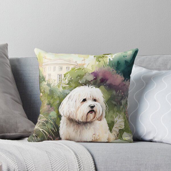 Item preview, Coton de Tulear Dog Owner Gift - Watercolor Illustration designed and sold by Shmueli Bell.