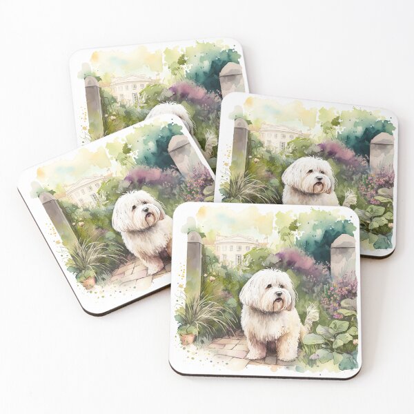 Item preview, Coton de Tulear Dog Owner Gift - Watercolor Illustration designed and sold by Shmueli Bell.