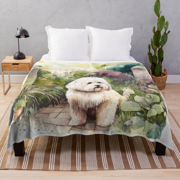 Item preview, Coton de Tulear Dog Owner Gift - Watercolor Illustration designed and sold by Shmueli Bell.