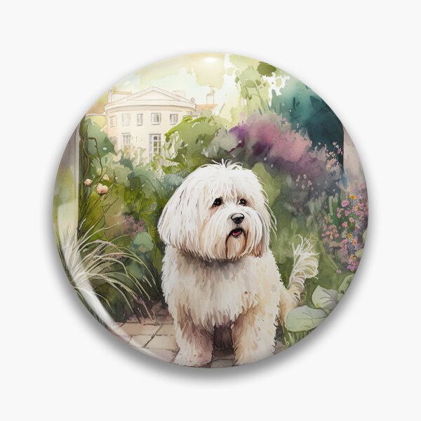 Item preview, Coton de Tulear Dog Owner Gift - Watercolor Illustration designed and sold by Shmueli Bell.