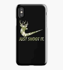 Just Shoot It Funny Hunting Nike Deer Fashion iPhone Case
