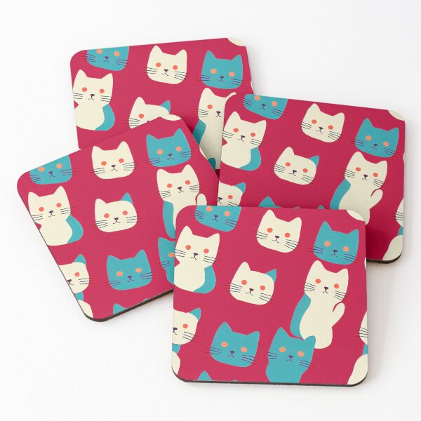 Item preview, Blue and white cats designed and sold by Tim-Ries.