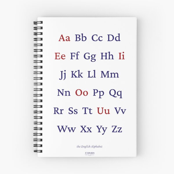 Item preview, English alphabet A to Z designed and sold by Grijben.