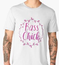 Bass Chick - Love Bass Musical Men's Premium T-Shirt