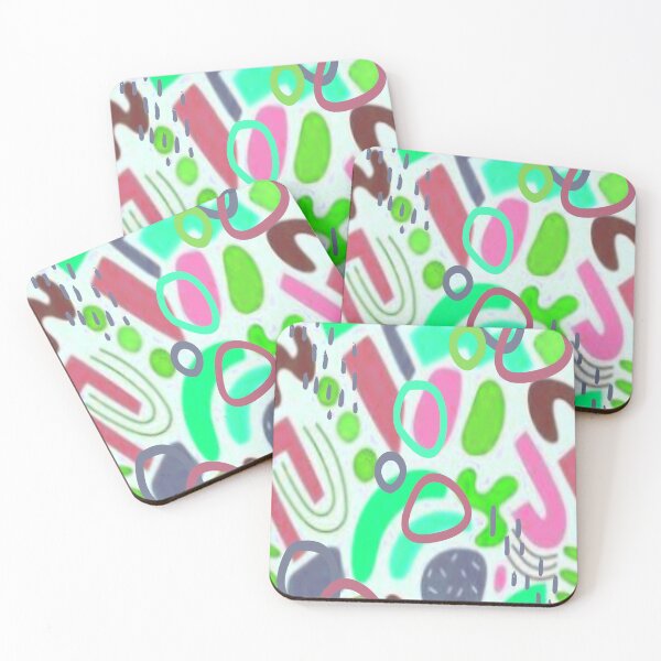 Item preview, Art is Life Abstract Design Psychedelic Graphic Design 3, Abstraction, bold colorful abstract playful design inspired by nature designed and sold by Adri Barnard.