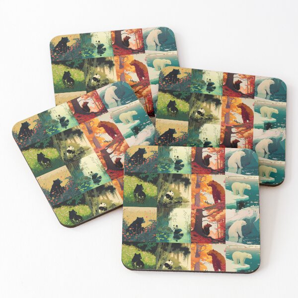Item preview, Bears in four seasons designed and sold by LonelyKraken.