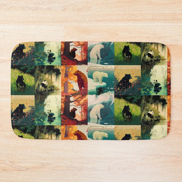 Item preview, Bears in four seasons designed and sold by LonelyKraken.