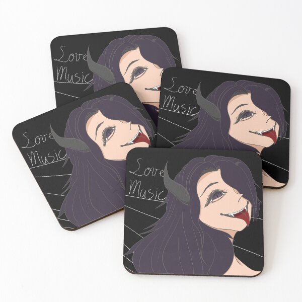 Item preview, The devil girl loves music designed and sold by Yun03.