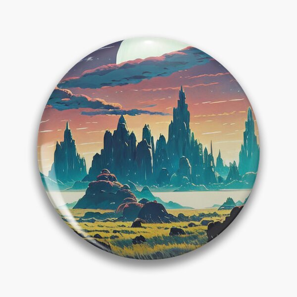 Item preview, Fantasy alien landscape art designed and sold by Nakumis-shop.