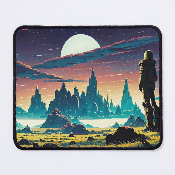 Item preview, Fantasy alien landscape art designed and sold by Nakumis-shop.