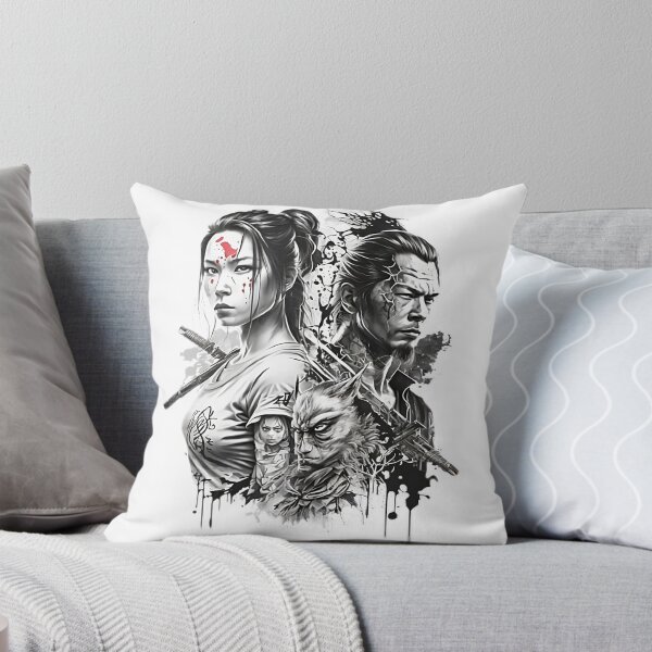 Item preview, Rivales japoneses: hombre y mujer tatuados designed and sold by TheKiziox.