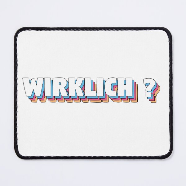 Item preview, Wirklich  (Really?) designed and sold by UniqueDesignHub.