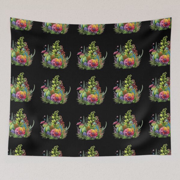 Aperçu de l'œuvre Blooming Paradise : un motif floral vibrant pour un printemps joyeux créée et vendue par BENMBARK.
