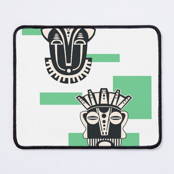 Item preview, African art green designed and sold by xkiyal Art.
