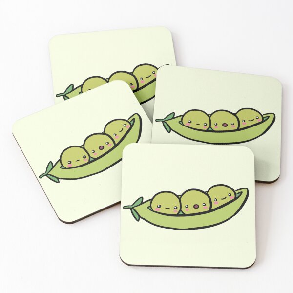 Item preview, Cute green beans illustration  designed and sold by Yarafantasyart.