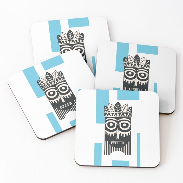 Item preview, African art blue designed and sold by xkiyal Art.