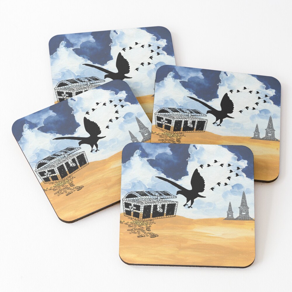 Item preview, Coasters (Set of 4) designed and sold by glossythreads.