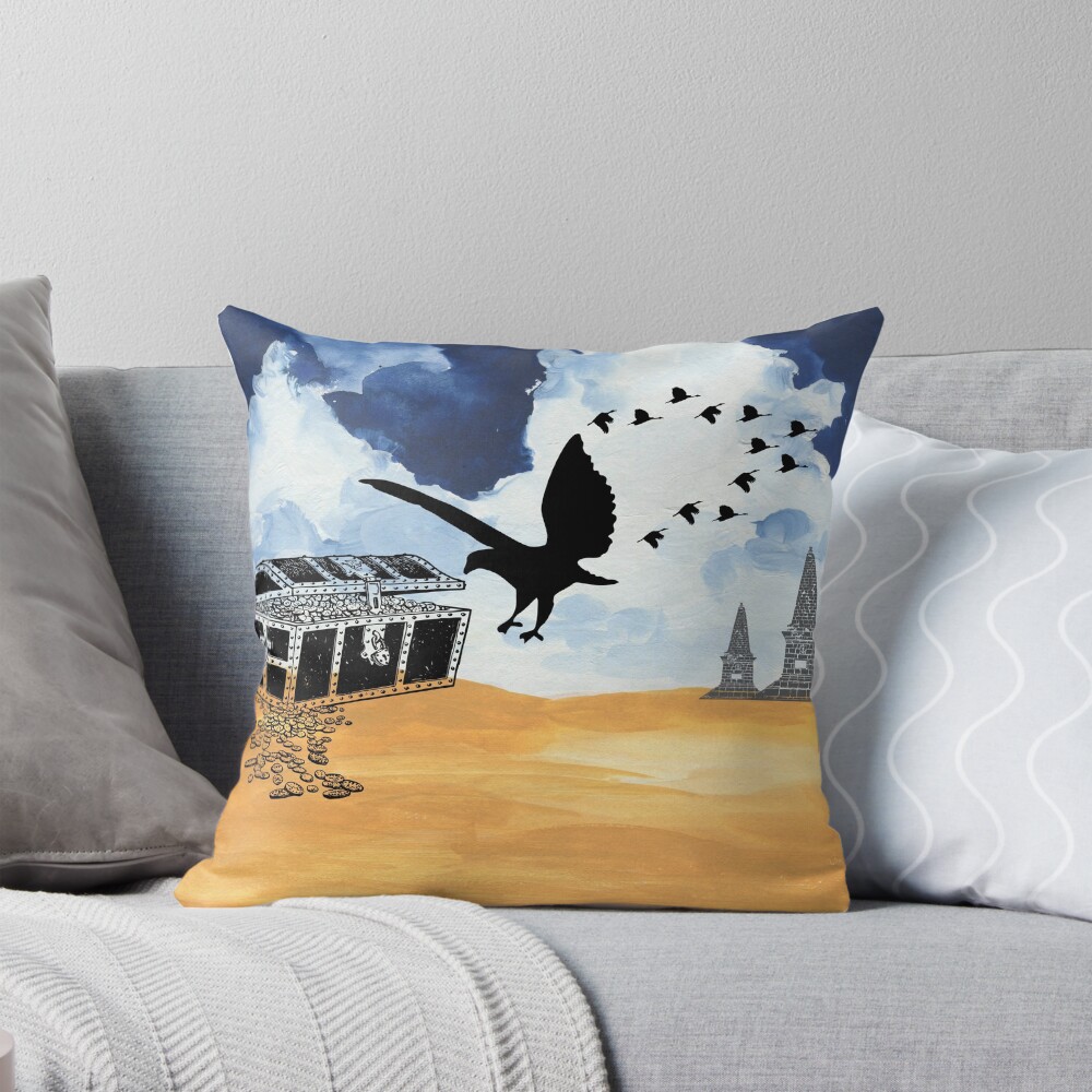Item preview, Throw Pillow designed and sold by glossythreads.