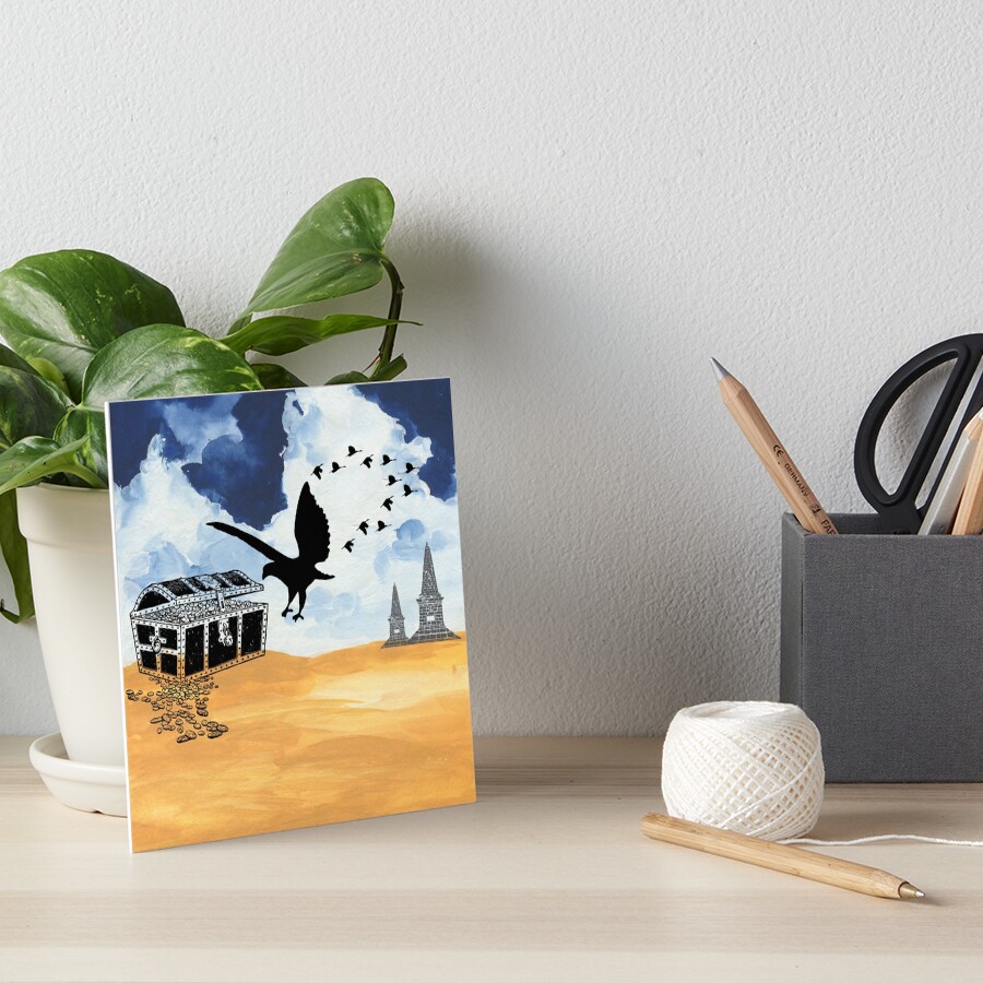 Item preview, Art Board Print designed and sold by glossythreads.