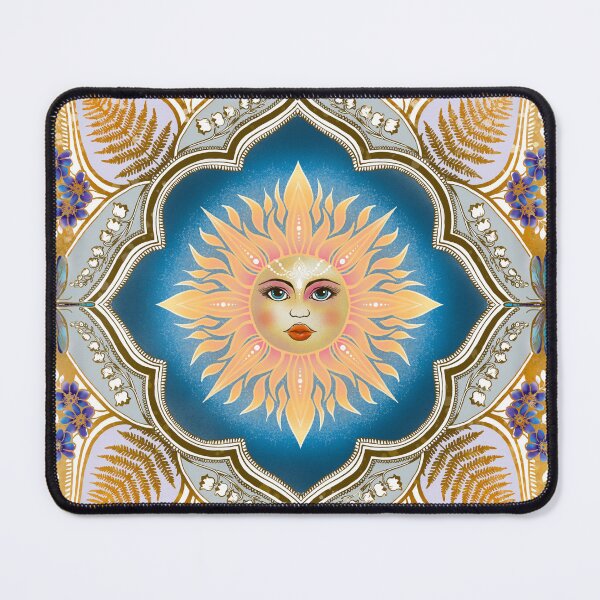 Item preview, Mandala with sun and flora elemnets designed and sold by Hennagirl.