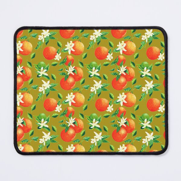 Item preview, Oranges and Orange Blossom- Olive Green designed and sold by Phoebekirk.