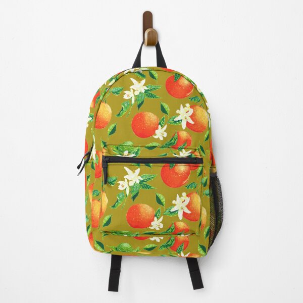 Item preview, Oranges and Orange Blossom- Olive Green designed and sold by Phoebekirk.