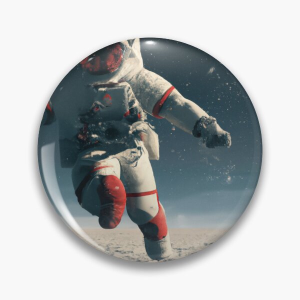 Item preview, Astronaut playing football in space  designed and sold by HouseofMusters.