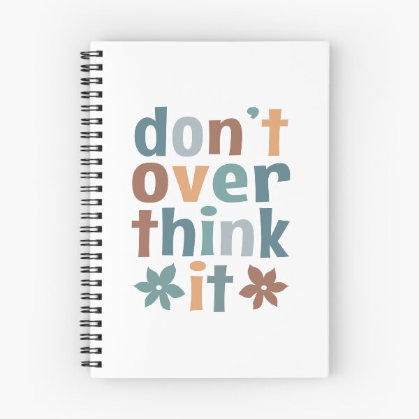 Item preview, Don't Over Think It - vintage colors designed and sold by MOONINSPIRATION.