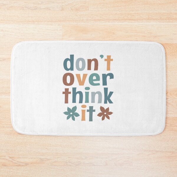 Item preview, Don't Over Think It - vintage colors designed and sold by MOONINSPIRATION.