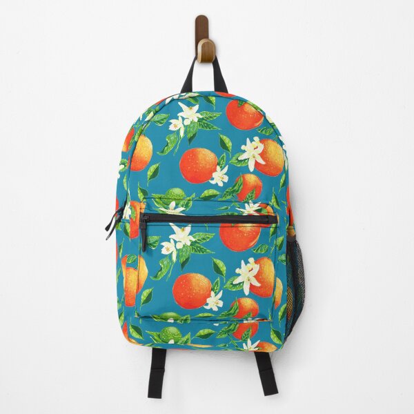 Item preview, Oranges and orange blossom- blue designed and sold by Phoebekirk.