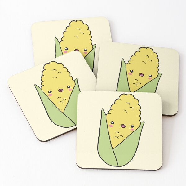Item preview, Kawaii corn illustration  designed and sold by Yarafantasyart.