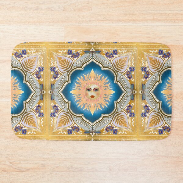 Item preview, Mandala with sun and flora elemnets designed and sold by Hennagirl.