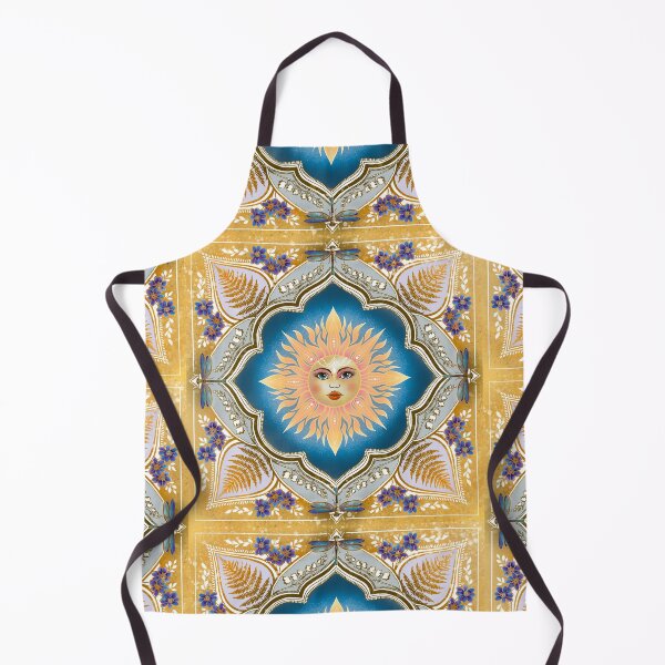 Item preview, Mandala with sun and flora elemnets designed and sold by Hennagirl.