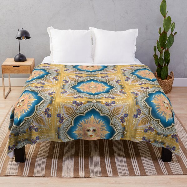 Item preview, Mandala with sun and flora elemnets designed and sold by Hennagirl.