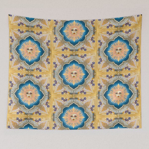 Item preview, Mandala with sun and flora elemnets designed and sold by Hennagirl.