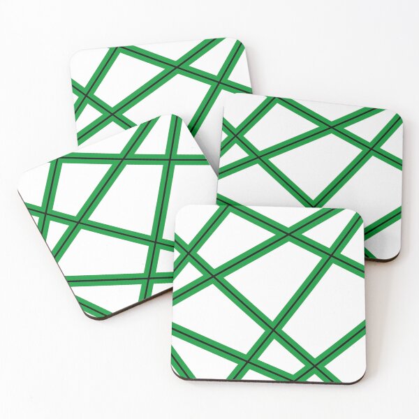Item preview, Abstract geometric pattern - green. designed and sold by K.S ART.