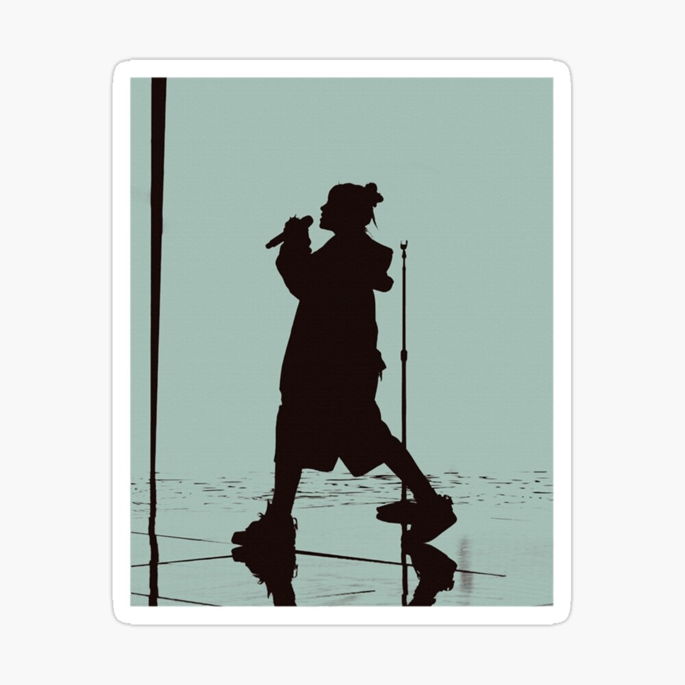 BILLIE EILISH SILHOUETTE       Sticker