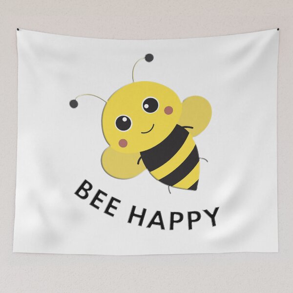 Item preview, bee happy designed and sold by luckymando.